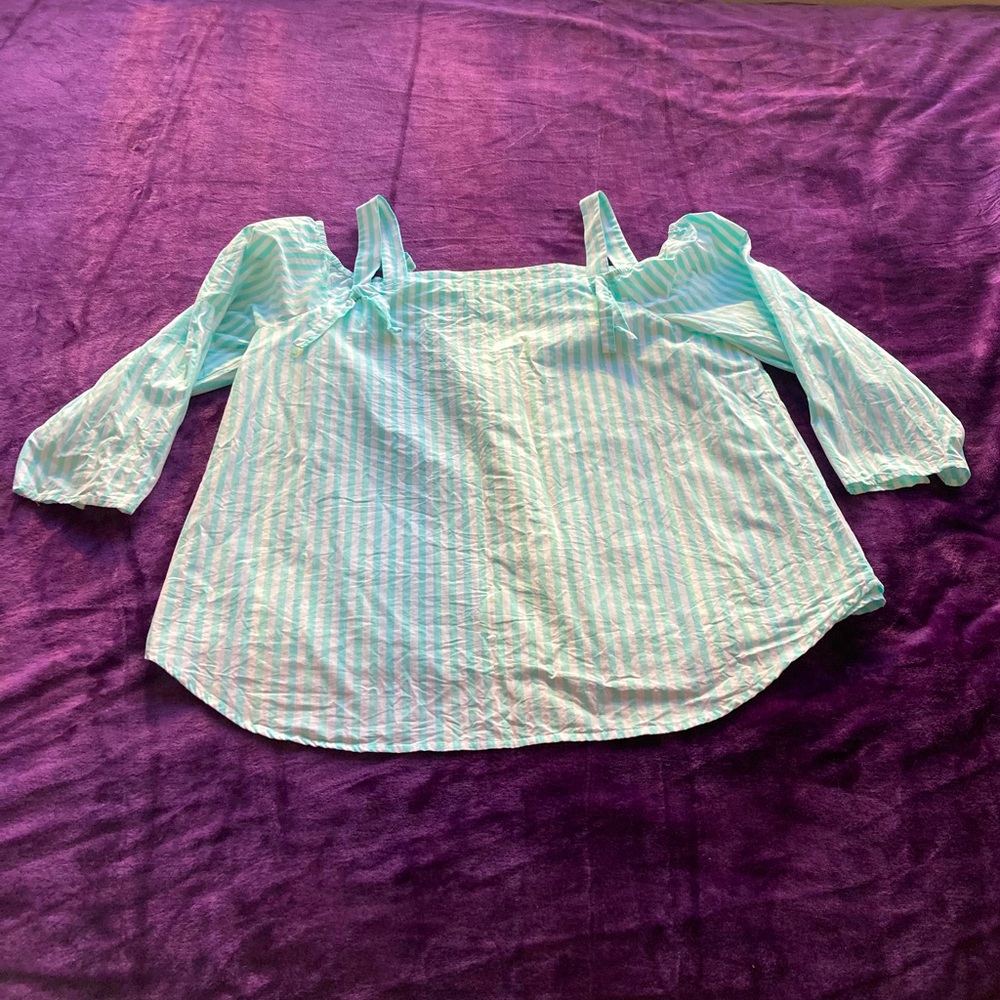 Cold shoulder blouse